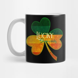 St. Patrick's Day Lucky Shamrocks Clover Design Mug